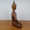 Estátua de Buda tailandês resina pintura especial com dourado 27cm