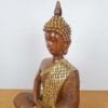 Estátua de Buda tailandês resina pintura especial com dourado 27cm