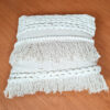 Almofada Boho Chic de algodão com acabamento em tassel
