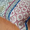 Almofada Balinesa algodão indiana com técnica block-printing 40cm