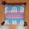 Almofada Boho Chic de algodão com franjas