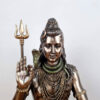 Estátua de Deus Shiva sentado em lótus 25cm by Veronese Design