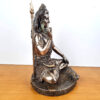 Estátua de Deus Shiva sentado em lótus 25cm by Veronese Design