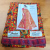 20220506_175401 saree de seda indiano vermelho com paisleys