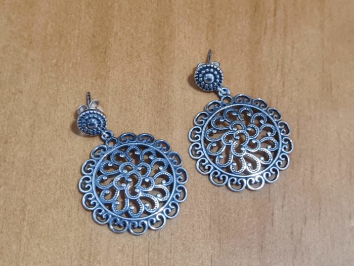 brinco de prata 925, feito em Bali