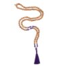 japamala-de-rudraksha-com-ametista japamala de Rudrakshas verdadeiras com pedras ametistas 108 contas