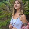 pedra-ametista-japa Japamala de Rudrakshas verdadeiras com pedras ametistas (foto produzida por AUM Bali)