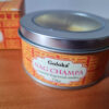 Vela Perfumada em lata Goloka Nag Champa