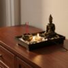 jardim-zen-buda-velas-pedras-areia-decoracao-terapeutico Jardim Zen de Buda para decoração e relaxamento 22x15