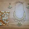 20220912_185133 conjunto de colar e brincos indianos para festa (para usar com saree fica lindo)
