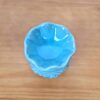 Rechaud Difusor a base de vela com Floral azul turquesa