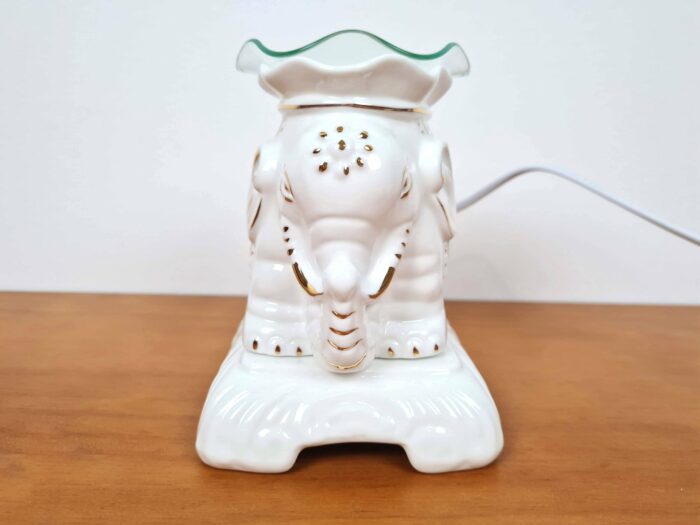 20220926_122730 Rechaud Difusor elétrico de porcelana design elefante