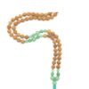 rudrakshas com Amazonita verde