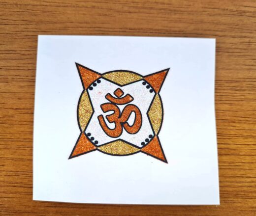 tatuagem de OM, indiana