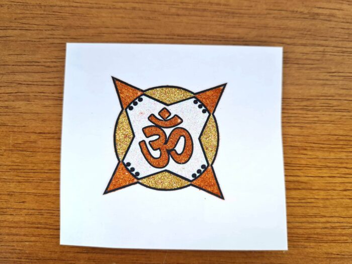 tatuagem de OM, indiana