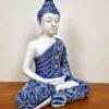 Buda tailandês branco e azul