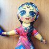 Bonecos do casal Radha & Krishna de tecido 20cm
