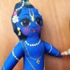 Bonecos do casal Radha & Krishna de tecido 20cm