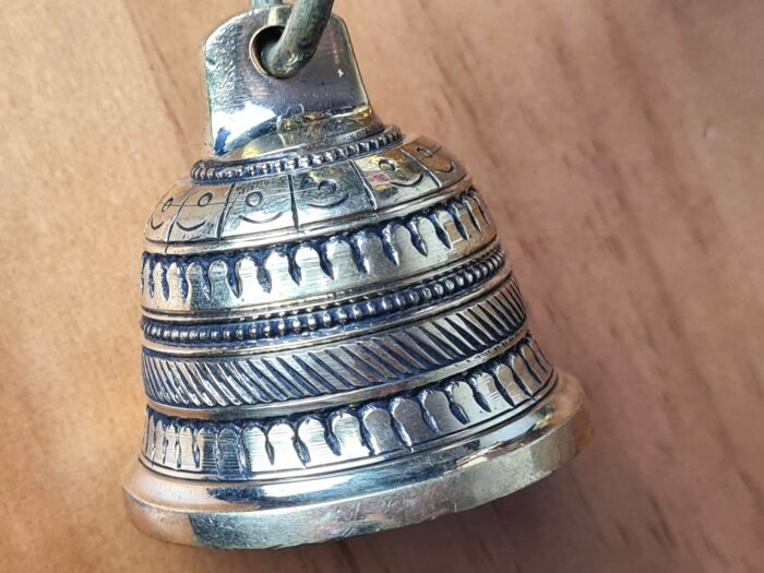 Sino de porta de brass do Deus Ganesha 21cm