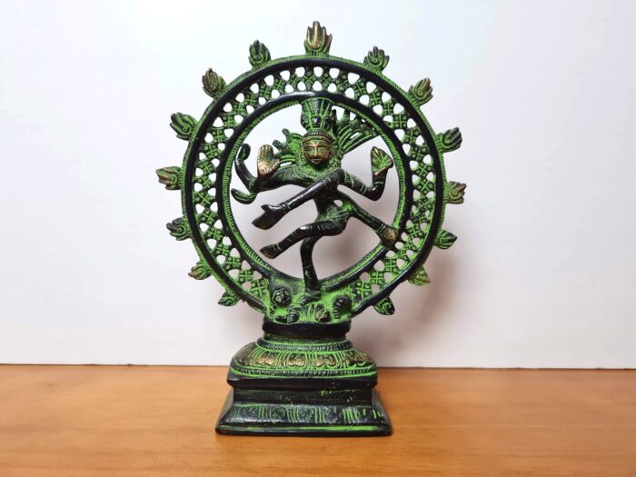 estátua de metal de Shiva Nataraja by Índia 20cm