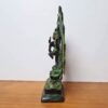 Estátua de Shiva Nataraja de metal Brass 20cm