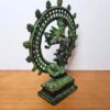 Estátua de Shiva Nataraja de metal Brass 20cm