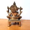 20230103_201539 Estátua e lamparina Ganesha de metal Brass feito na Índia 15cm