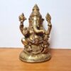 estátua de Ganesha de metal (latão), fabricado na Índia
