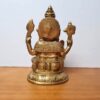 Estátua do Deus Ganesha em metal brass com 17cm
