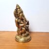 Estátua do Deus Ganesha em metal brass com 17cm