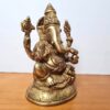 Estátua do Deus Ganesha em metal brass com 17cm