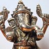 Lakshmi Ganesha Murti para Diwali Puja em Brass