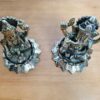 Lakshmi Ganesha Murti para Diwali Puja em Brass