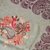 Xale de Cashmere Pashmina 100% bordado com fios de seda