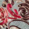 Xale de Cashmere Pashmina 100% bordado com fios de seda