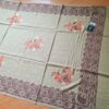 Xale de Cashmere Pashmina 100% bordado com fios de seda