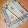 Xale de Cashmere Pashmina 100% bordado com fios de seda