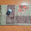 manto de caxemira indiano bordado floral, tons terrosos