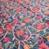 Xale de Cashmere Pashmina 100% bordado cor azul e color