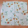 neck scarf lenço indiano bege floral