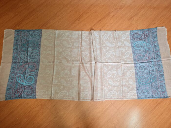 20230111_122546 Pashimina indiana de cashmere estampa paisleys coral rosé