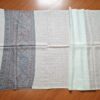Pashimina indiana de cashmere estampa paisleys creme e tons frios