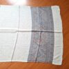 Pashimina indiana de cashmere estampa paisleys creme e tons frios