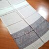 Pashimina indiana de cashmere estampa paisleys creme e tons frios
