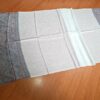 Pashimina indiana de cashmere estampa paisleys creme e tons frios