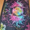colcha indiana astrologia colorida