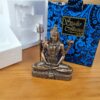 Estátua do Deus Shiva da Veronese Design em postura de lótus 15 cm