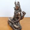 Estátua do Deus Shiva da Veronese Design em postura de lótus 15 cm