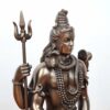 Estátua do Deus Shiva da Veronese Design em postura de lótus 15 cm