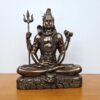 Estátua do Deus Shiva da Veronese Design em de lótus 15 cm